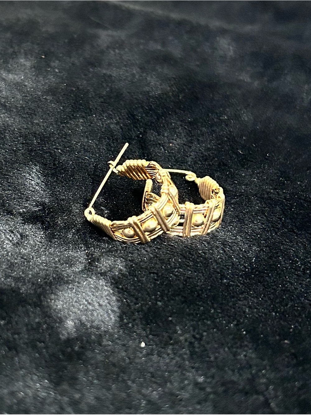 Rolando Gold 14K Wired Hoop Earrings - Women Jewelry